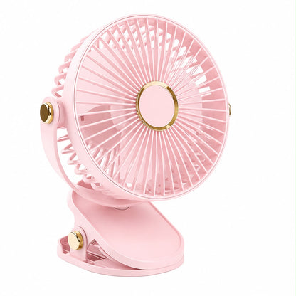 Ventilateur à clip rechargeable